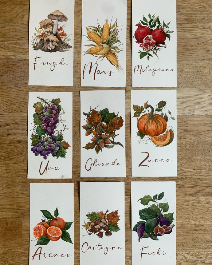 Centritavola dipinti a mano